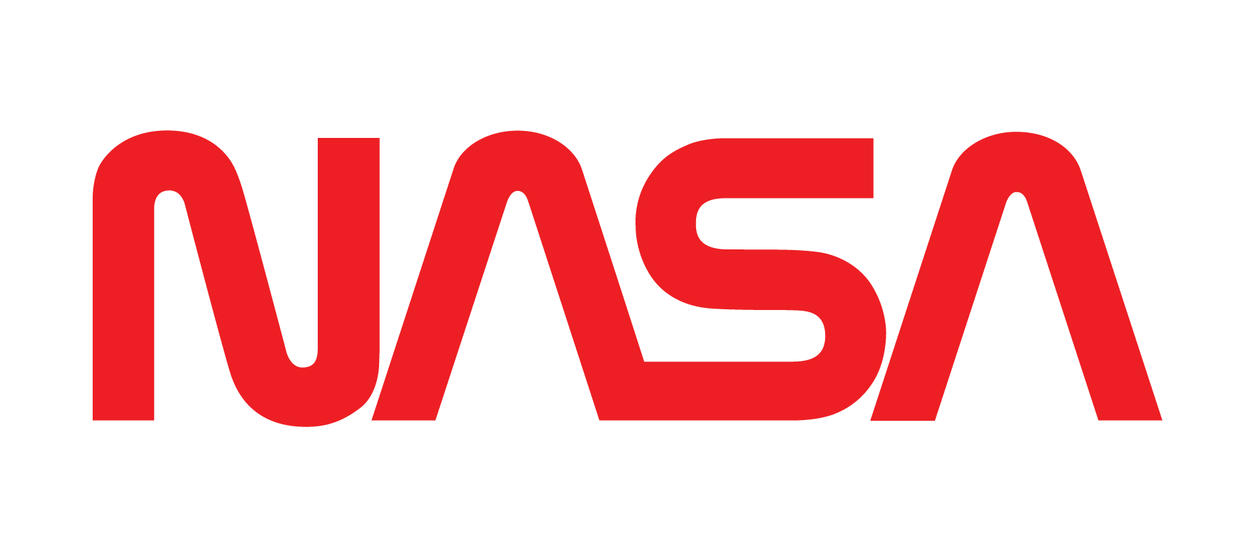 NASA logo in red 