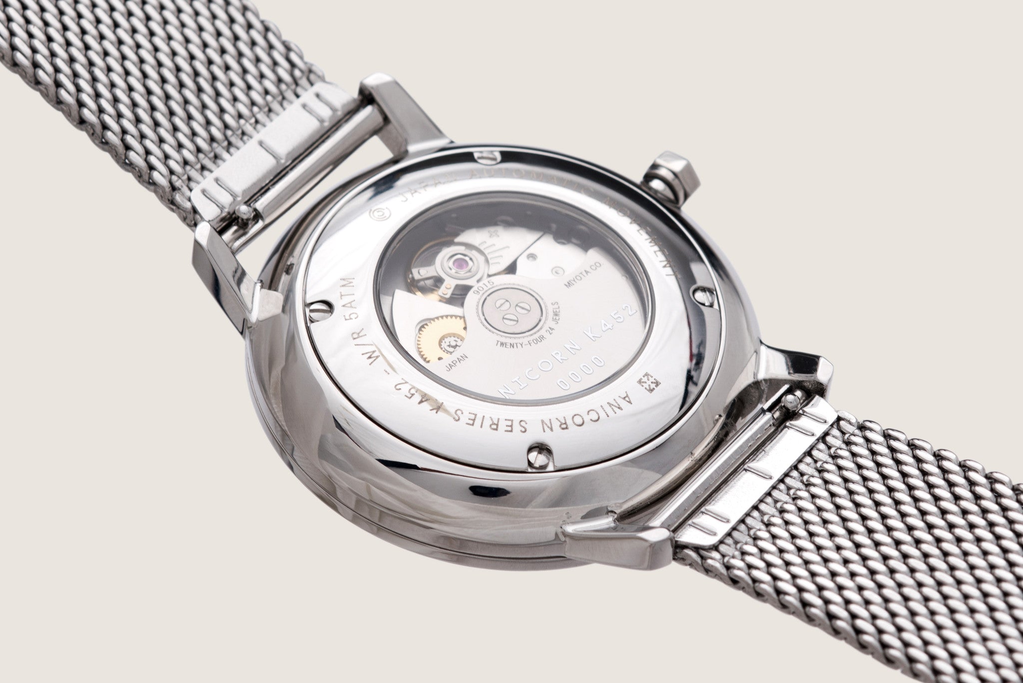 Milanese Mesh Watch Bracelet - Polished Steel (For series K452 & 000) - Anicorn