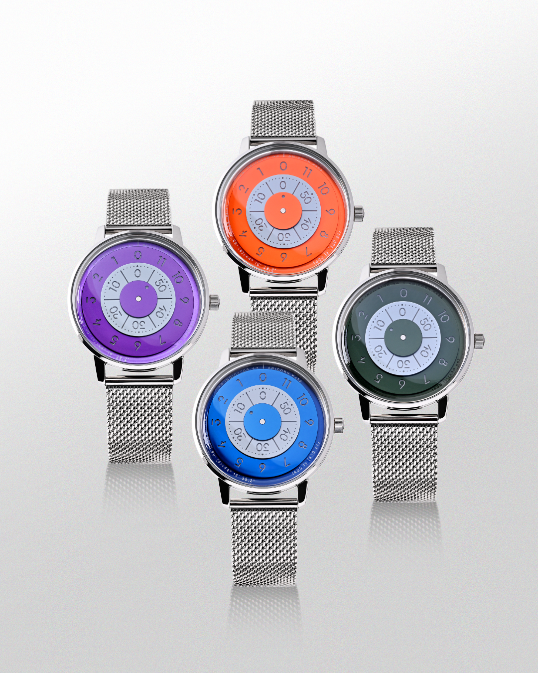 K452 Collection image, Inspired by this recent space discovery, the series k452 space watches were born. the k452 series pays homage to these discoveries, displaying the relationship between time and space through concentric discs. 