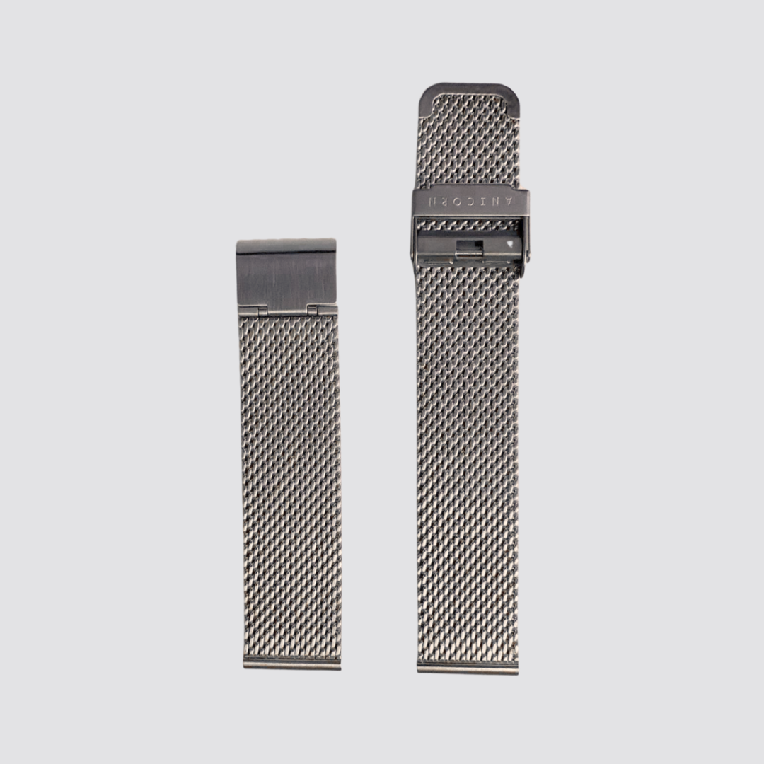 ANICORN - Milanese Mesh Watch Bracelet - Brushed Steel