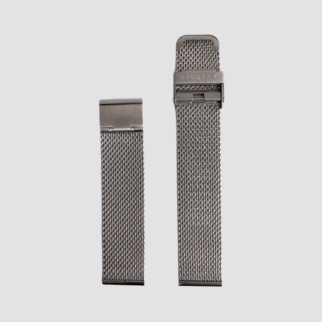 Anicorn - Milanese Mesh Watch Bracelet - Polished Steel