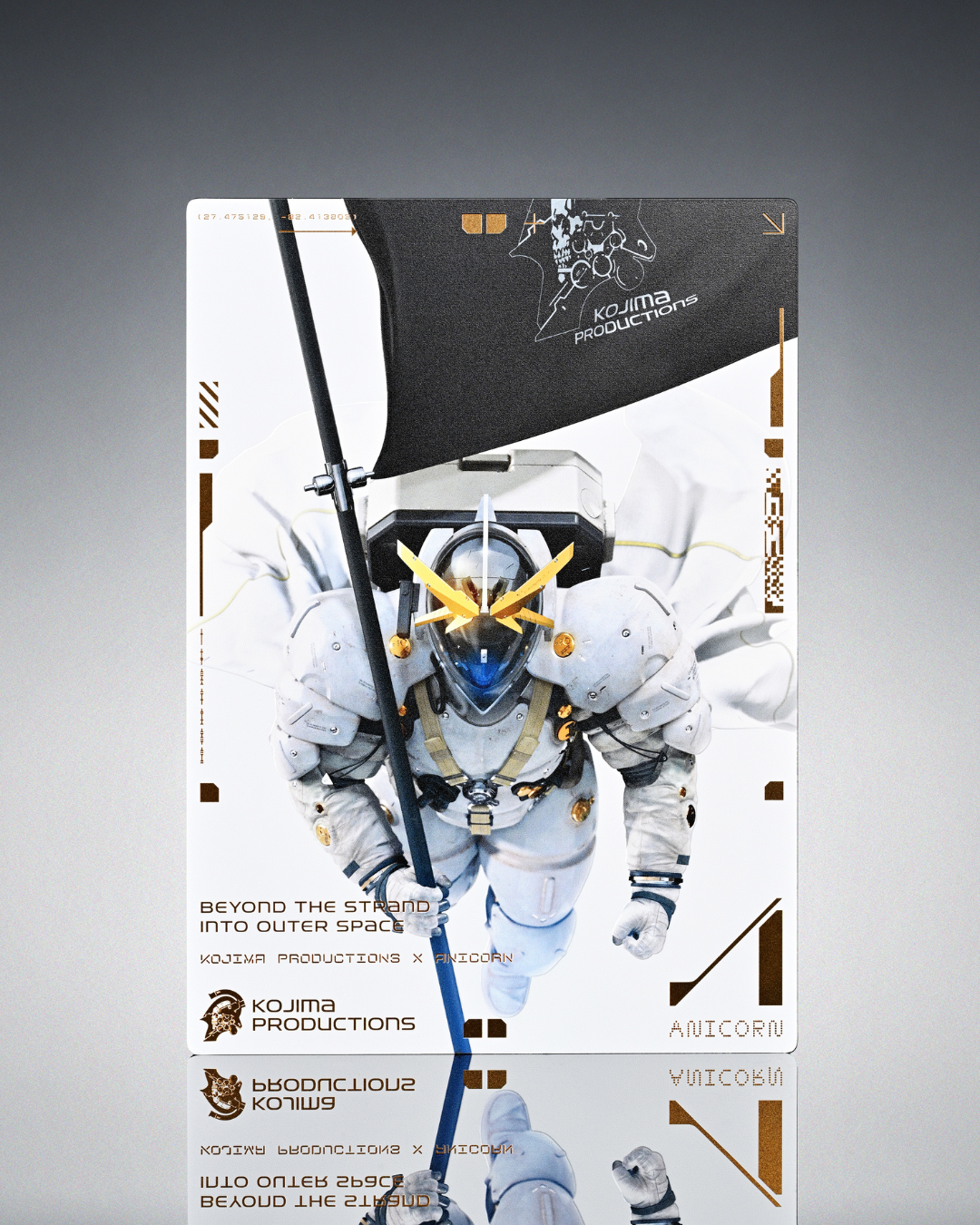 KOJIMA PRODUCTIONS x ANICORN - LUDENS Metal Print