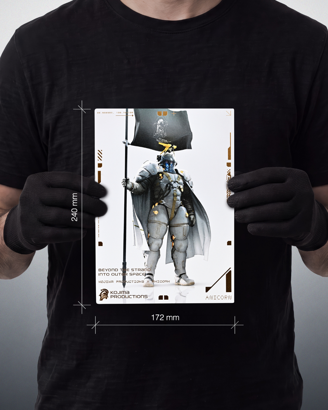 KOJIMA PRODUCTIONS x ANICORN - LUDENS Metal Print