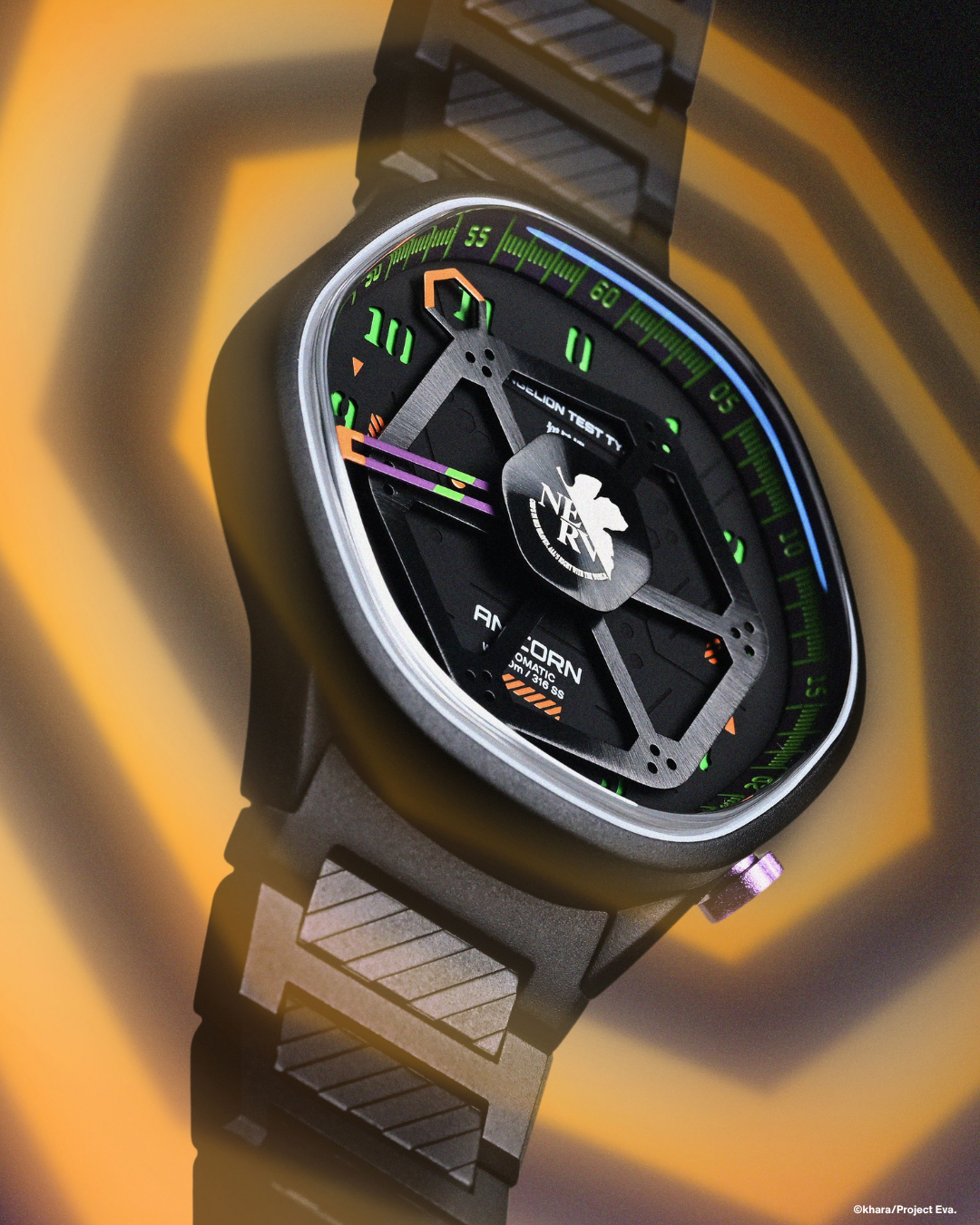 ANICORN x EVANGELION - THE NGE COLLECTION - Evangelion Test Type-01 Automatic Watch