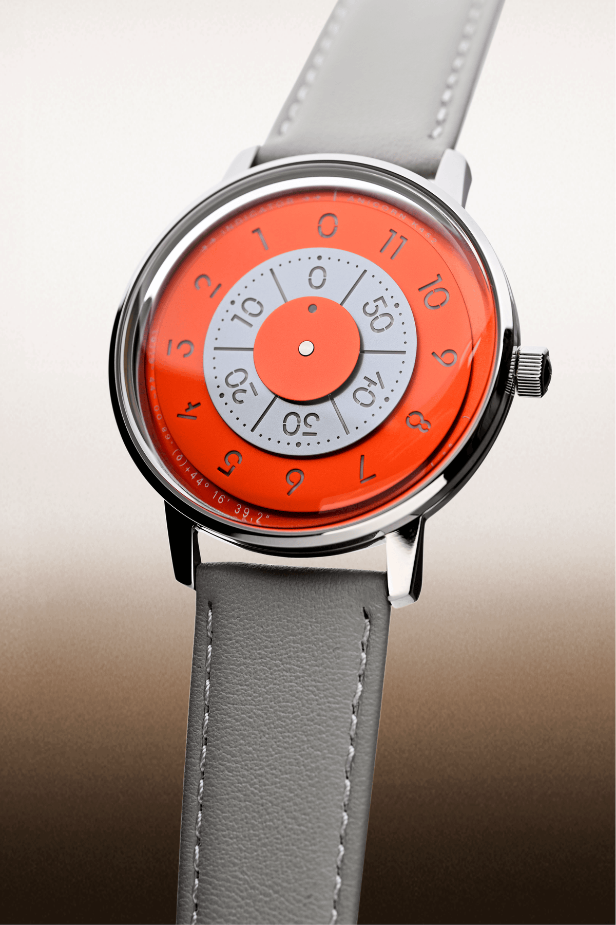 ANICORN Series K452 Space Automatic Watches - Helion — Phthalo Orange