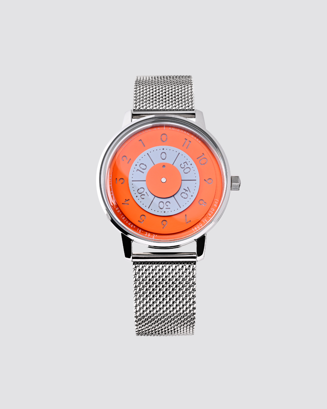 ANICORN Series K452 Space Automatic Watches - Helion — Phthalo Orange