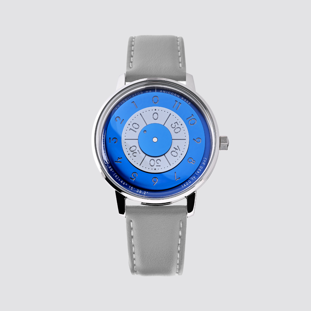 ANICORN Series K452 Space Automatic Watches - Azure — Phthalo Blue