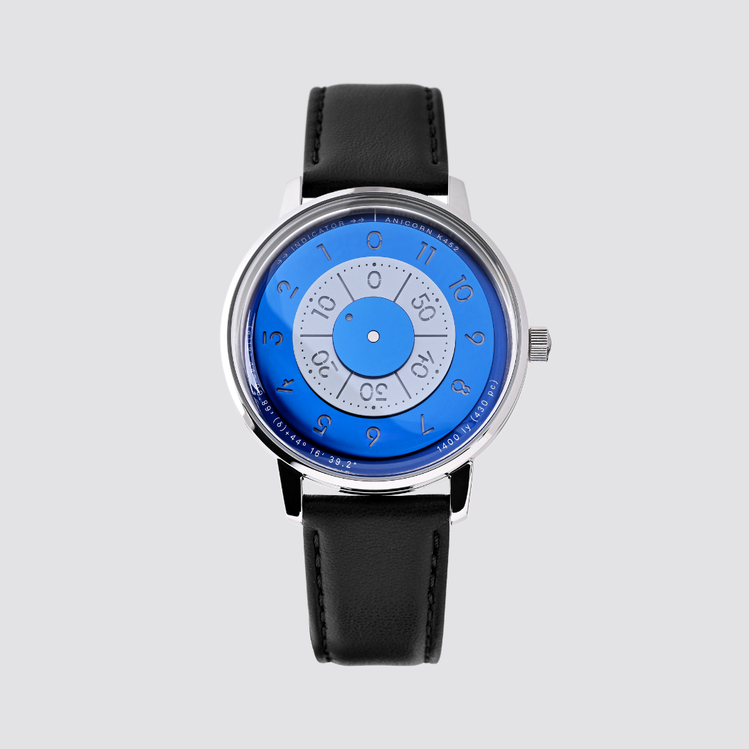 ANICORN Series K452 Space Automatic Watches - Azure — Phthalo Blue