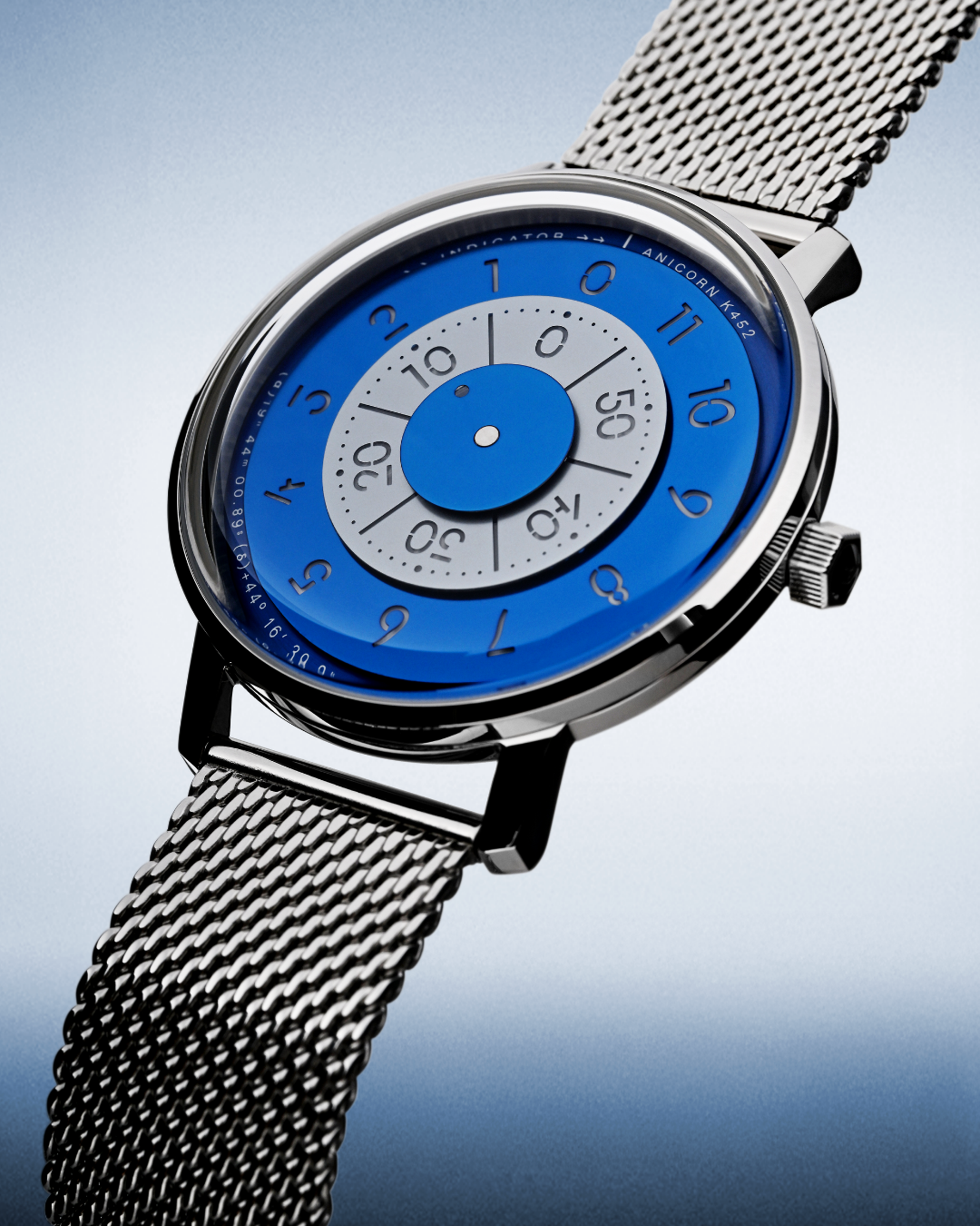 ANICORN Series K452 Space Automatic Watches - Azure — Phthalo Blue