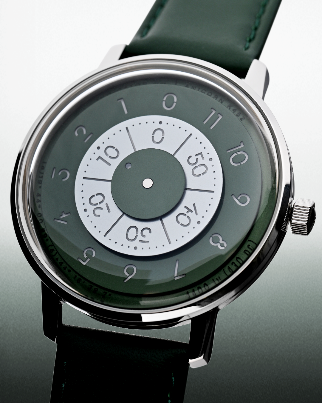 ANICORN Series K452 Space Automatic Watches - Eden — Phthalo Green