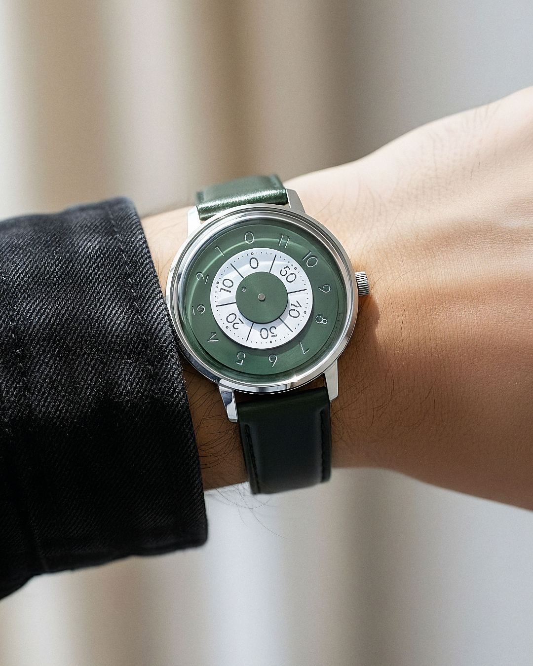 ANICORN Series K452 Space Automatic Watches - Eden — Phthalo Green