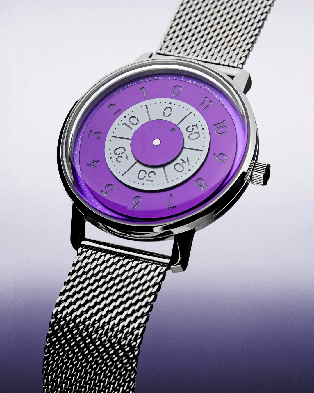 ANICORN Series K452 Space Automatic Watches - Umbra — Phthalo Purple