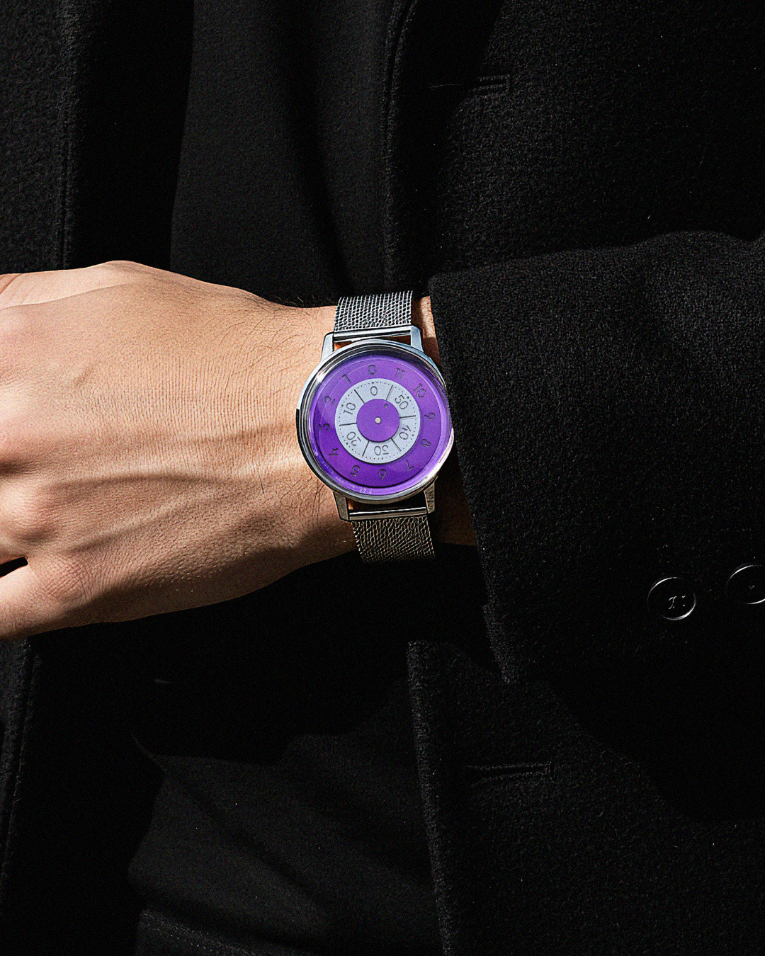 ANICORN Series K452 Space Automatic Watches - Umbra — Phthalo Purple