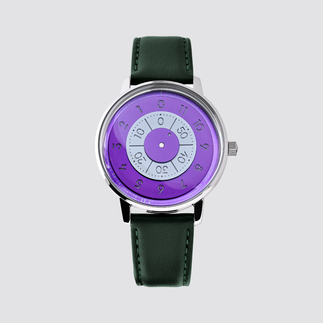 ANICORN Series K452 Space Automatic Watches - Umbra — Phthalo Purple