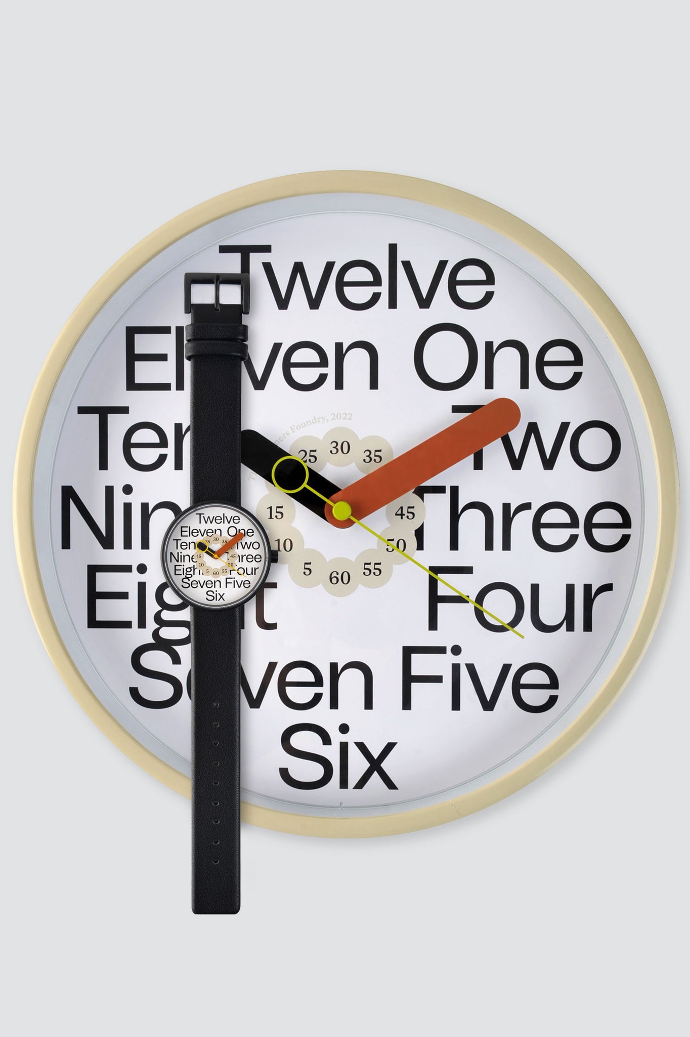 From a clock to a watch. The “TTT - Christchurch - 10 years of TDF” Designed by TDF from Christchurch, New Zealand.