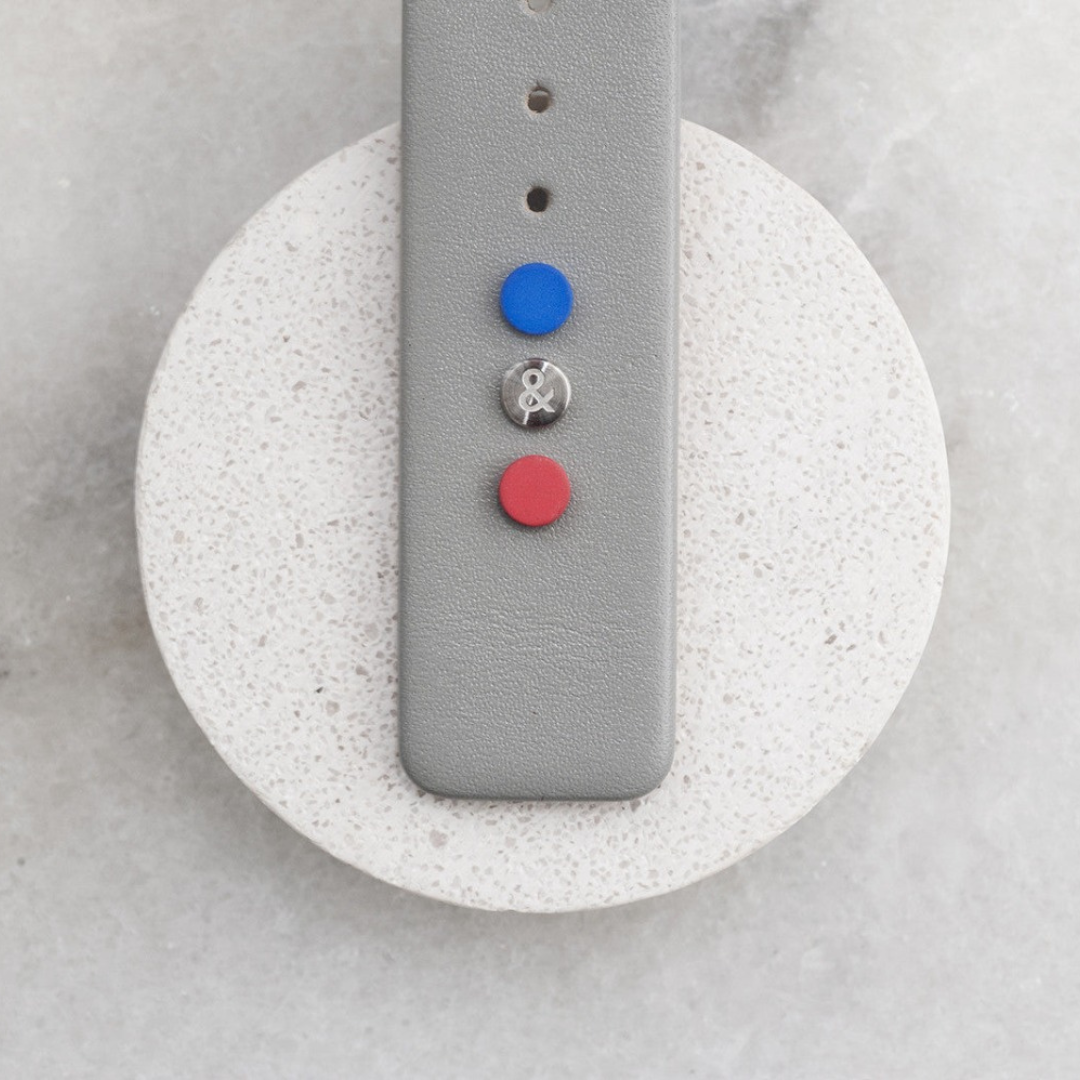 ANICORN - He & She - Leather strap with planet buttons