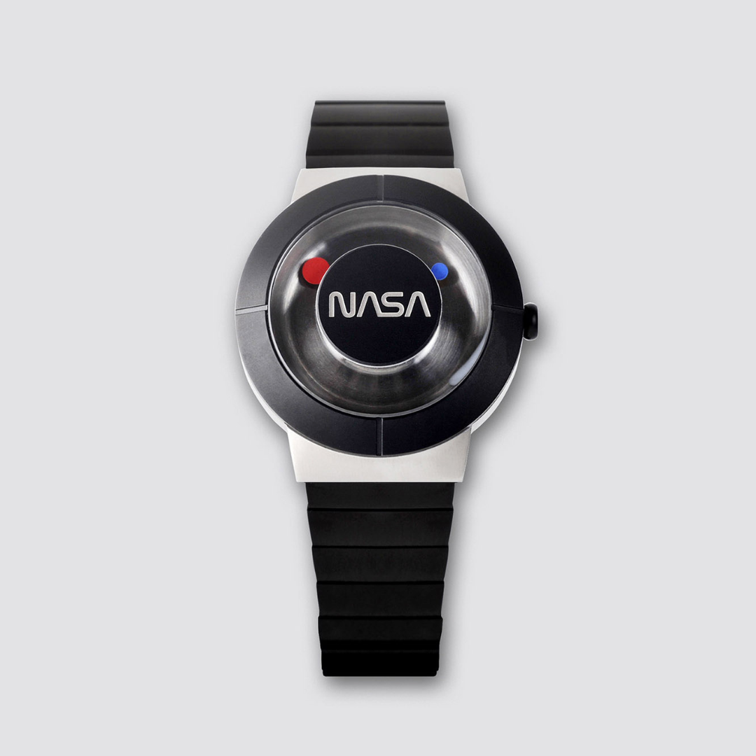 The Space Watch by Richard Danne (Father of the NASA Design Program) - Jet Silver