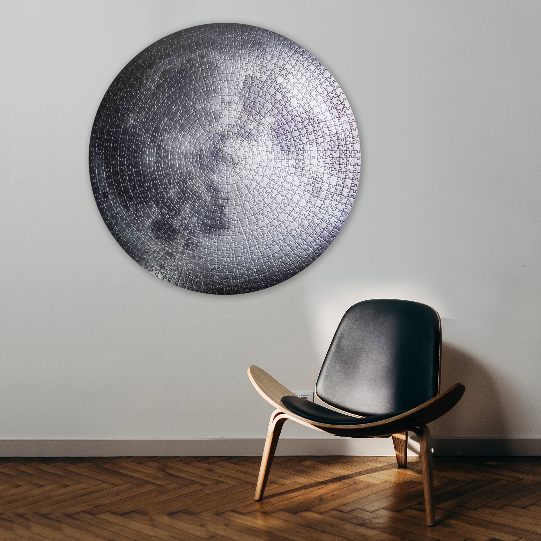 Rompecabezas Circular Rompecabezas Luna NASA Themed ANICORN