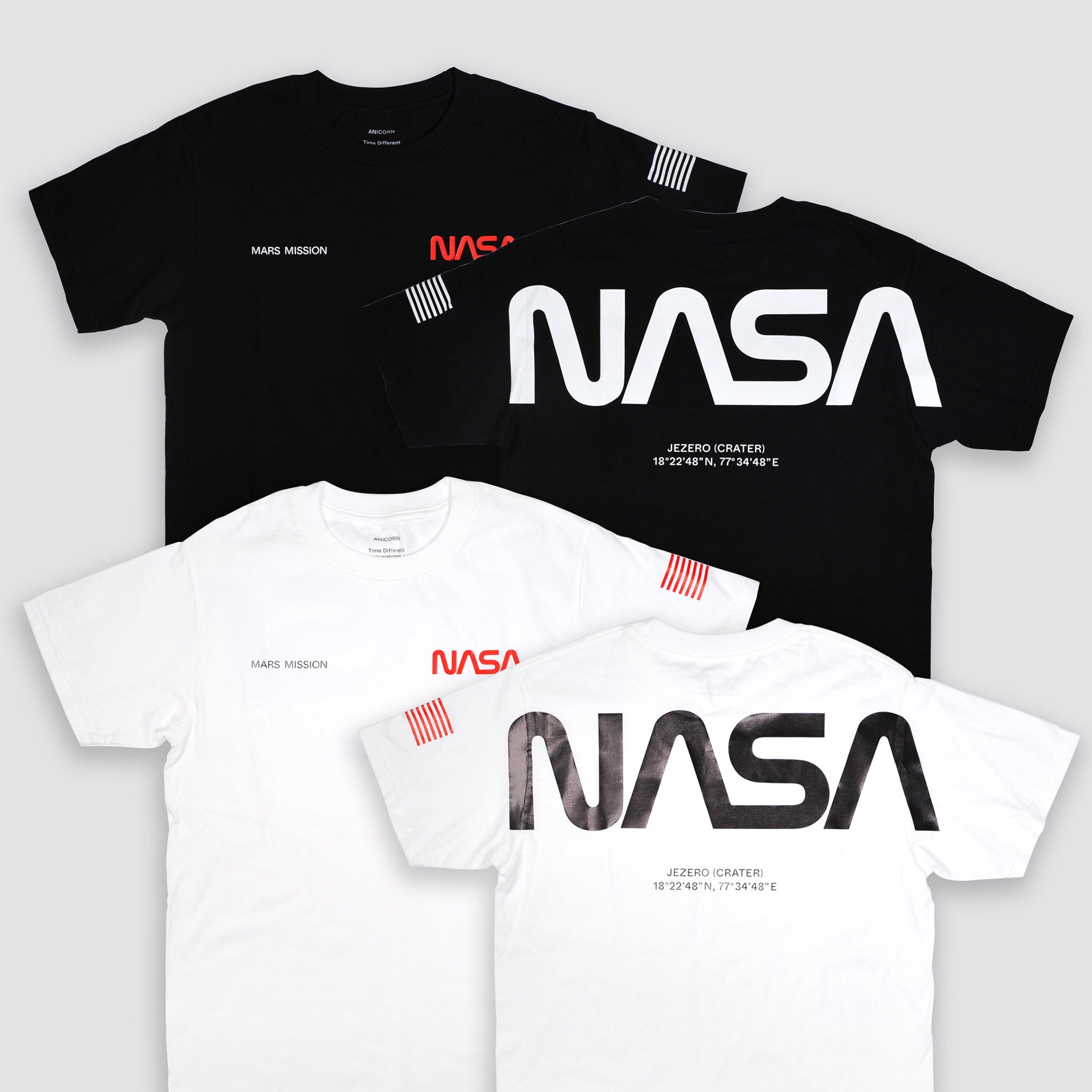 Limited MARS MISSION heavyweight T-shirt with extra large NASA logo print. The garment is knit from 100% American cotton (6oz) with premium comfort and better fit.