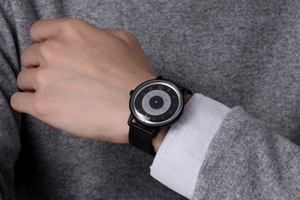 Milanese Mesh Watch Bracelet - PVD Black plating Steel (For series K452 & 000) - Anicorn