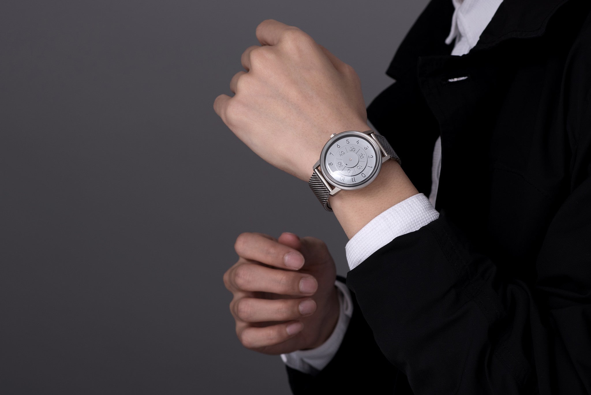 Milanese Mesh Watch Bracelet - Brushed Steel (For series K452 & 000) - Anicorn