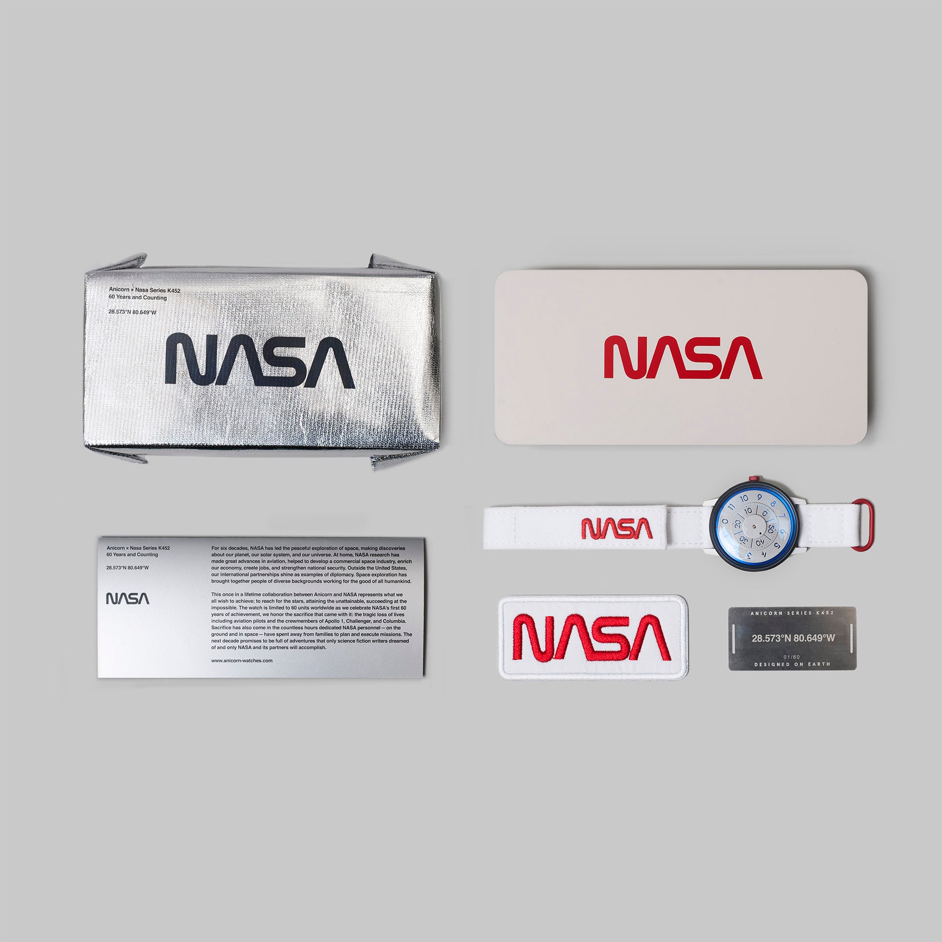 NASA Watch - ANICORN × NASA - 60th Anniversary Limited Edition