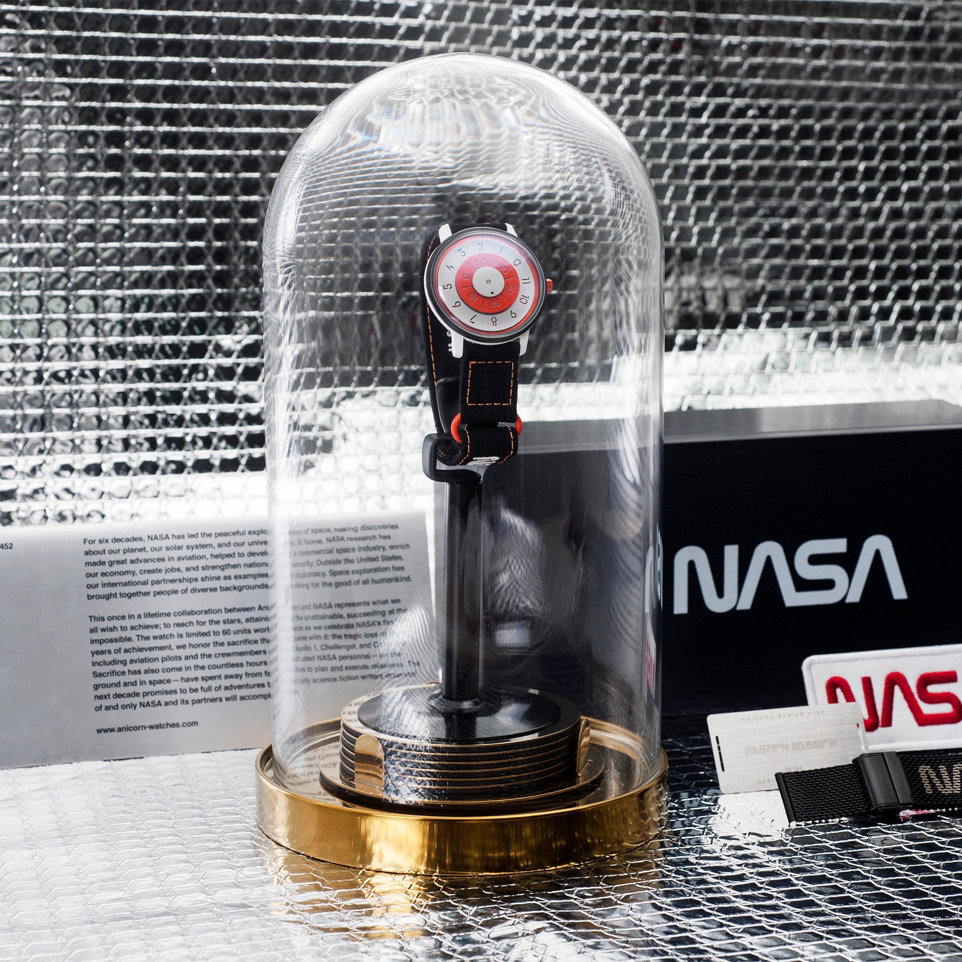 NASA × ANICORN - ver.ACES Limited Edition, with a display cover