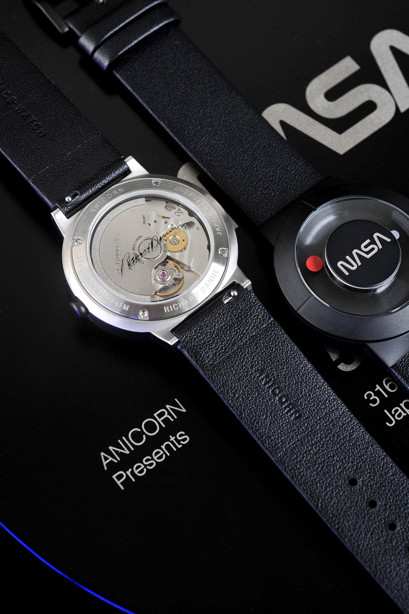 The Space Watch by Richard Danne (Father of the NASA Design Program) - Space Black