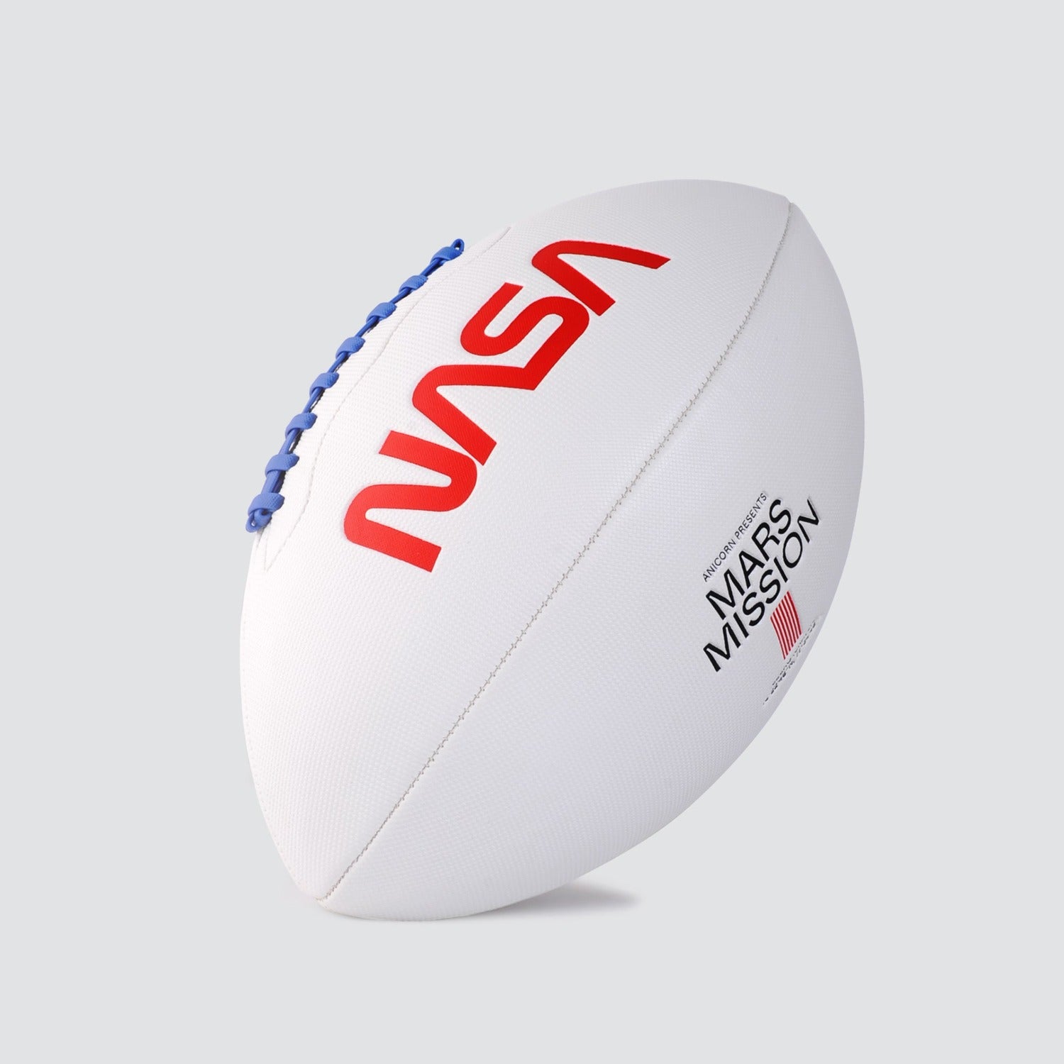 Stamped with NASA worm logo, Jezero Crater coordinates and made with exclusive microfiber composite leather, The Mars Field football is the one and only NASA edition of its kind.