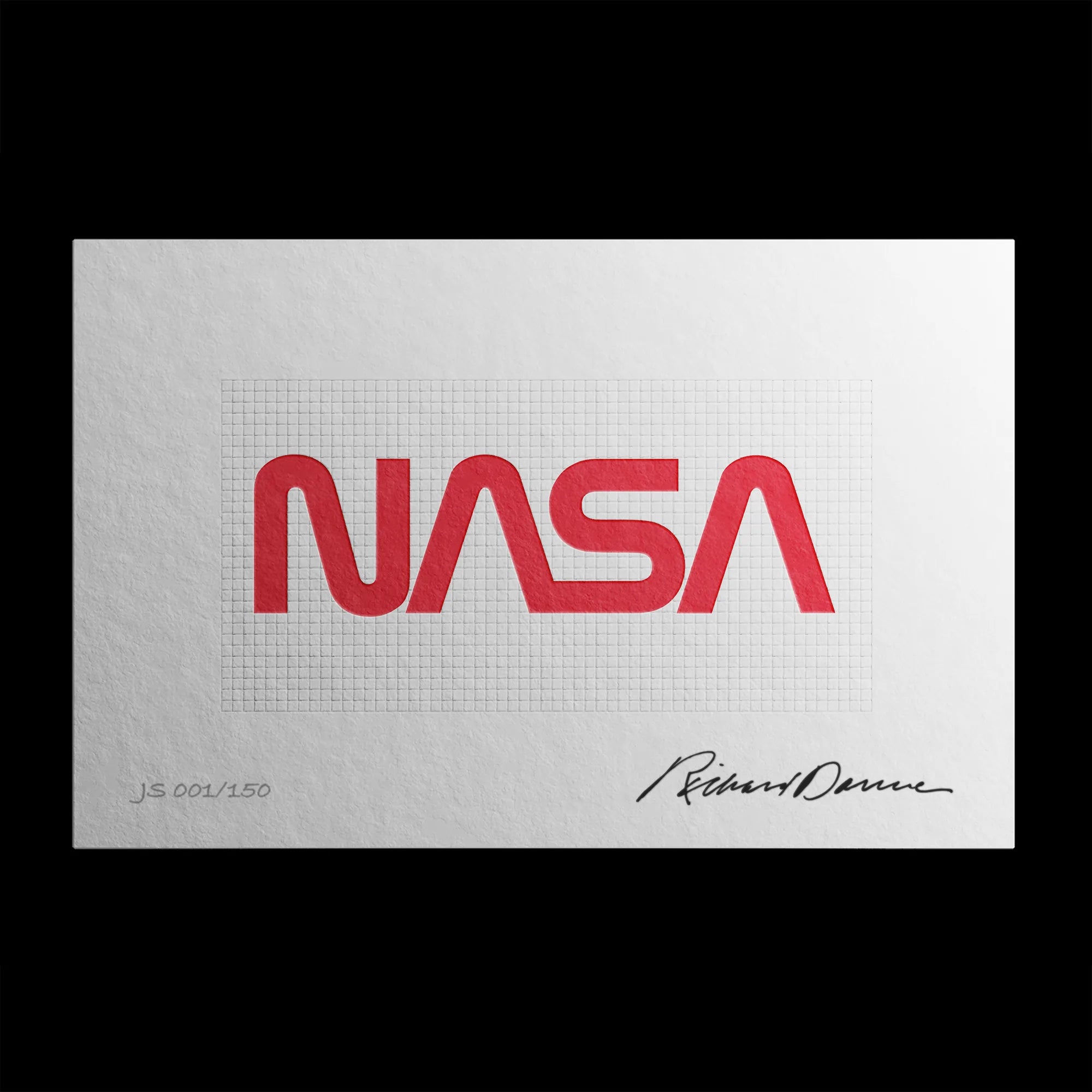 The Space Watch by Richard Danne (Father of the NASA Design Program) - Space Black